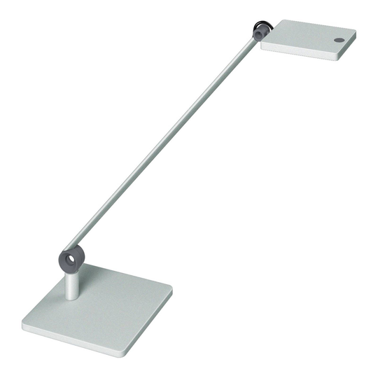 LED-pöytävalo PARA.MI MFTL108R kulmikas, hopea 940