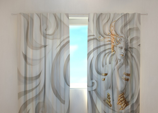Pimennysverho GREEK RELIEF 240x220 cm