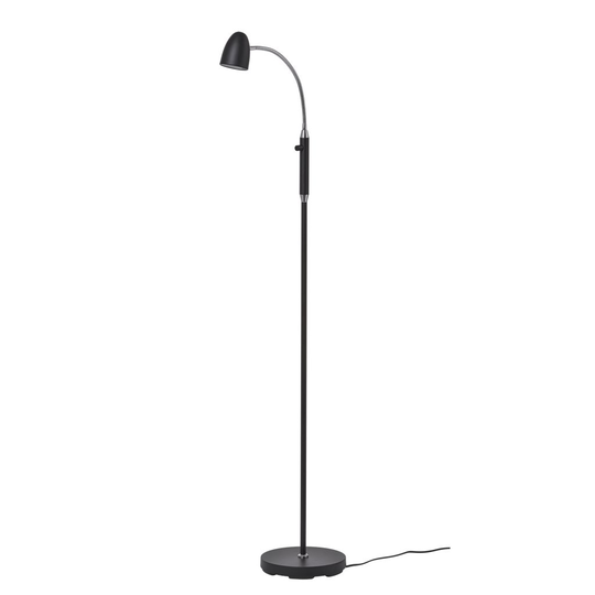 Koster floor lamp (musta)