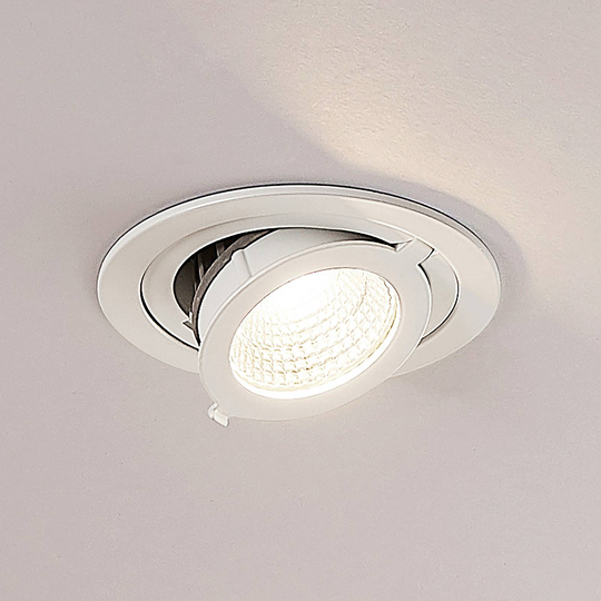 ELC Kronos LED-alasvalo, säädettävä Ø 11,8 cm