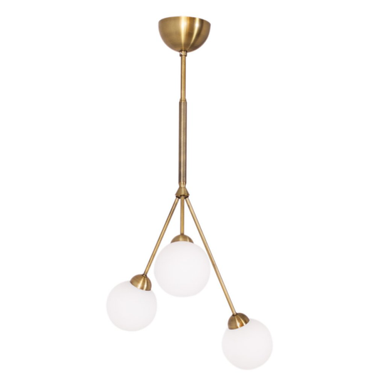 3Some ceiling lamp (antiikki messinki)
