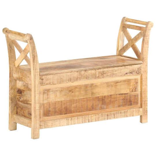 vidaXL Eteisen penkki 103x33x72 cm täysi mangopuu