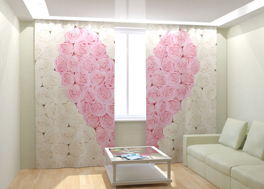Kuvaverhot HEART 300x260 cm