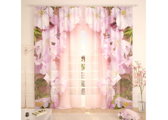 Tylliverho Pink Cherry Flowers 400x260 cm