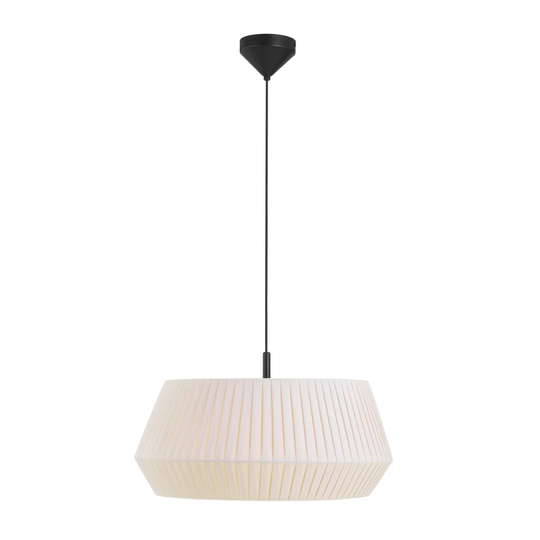 Dicte-riippuvalo, käsin sidottu, Ø53 cm, valkoinen