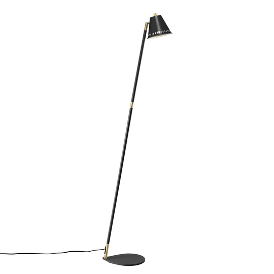 Pine floor lamp (Musta)