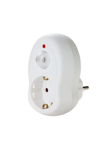 Plug with light sensor