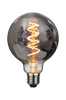LED-lamppu E27 G95 Flexifilament Smoked