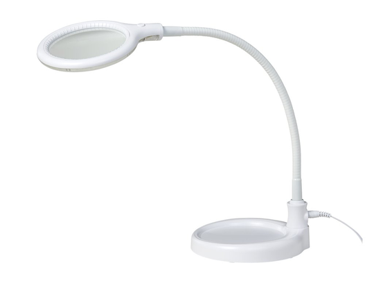 Moholm magnifying lamp LED + clamp (valkoinen)