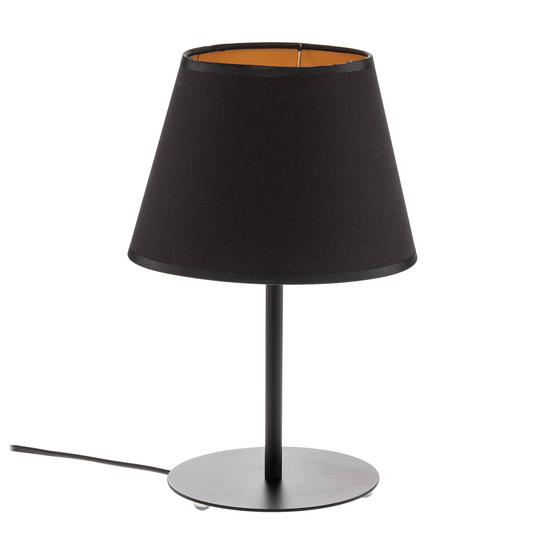 Soho-pöytälamppu kartio, k. 33 cm, musta/kulta