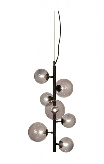 Molekyl ceiling light (musta)