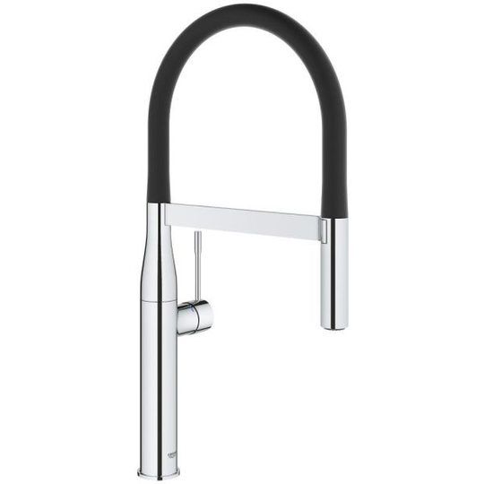 Grohe Essence New Keittiöhana korkea juoksuputki, ilman astianpesukoneliitäntää Kromi