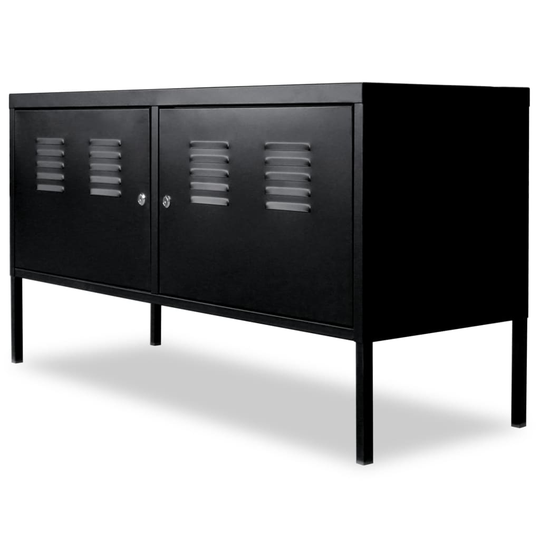 vidaXL TV-taso 118x40x60 cm Musta