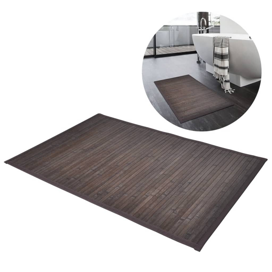 Bambu Kylpymatto 60 x 90 cm Tummanruskea