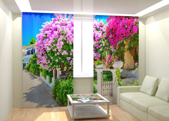 Kuvaverhot LILAC GARDEN 300x260 cm