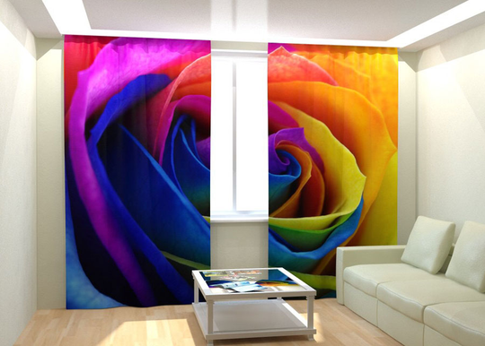 Kuvaverhot COLOUR OF ROSE 300x260 cm