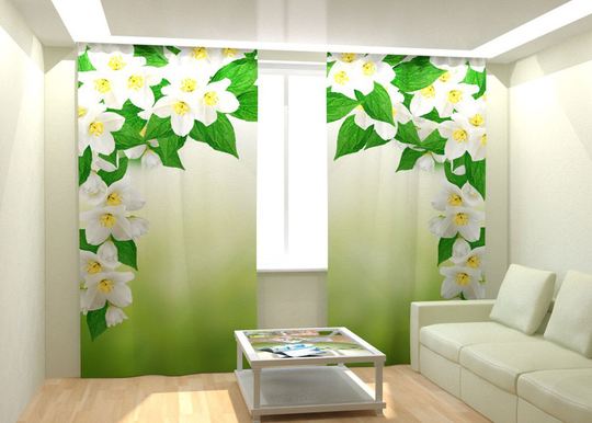 Kuvaverhot HUG OF JASMINE 300x260 cm