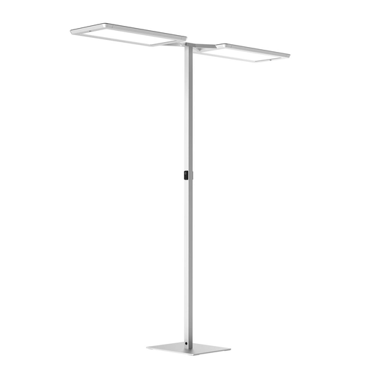 LED-lattiavalaisin Yara.double VTL, PIR, hopea
