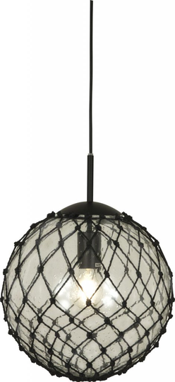 Marine ceiling light 30cm (musta)