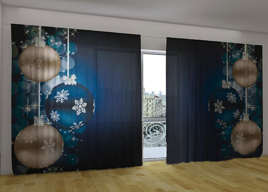 Pimentävä verho NEW YEAR SHINE 360x230 cm