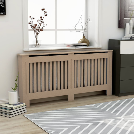 vidaXL Lämpöpatterin suoja 172x19x81 cm MDF
