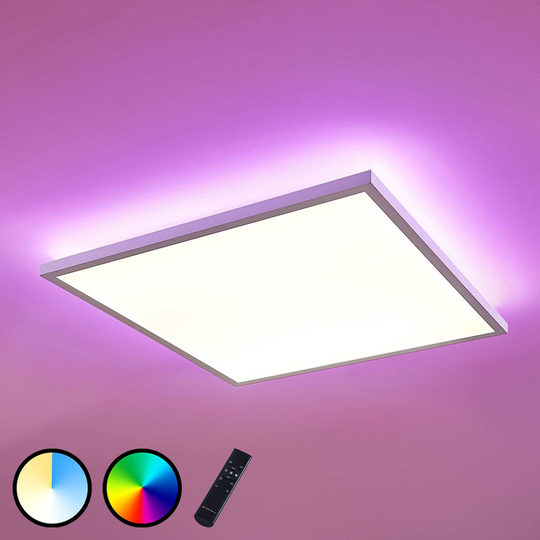 LED-paneeli Brenda CCT, kaukosäädin, 60 x 60cm