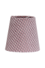 Ruudullinen varjostin Queen samettia 12 cm