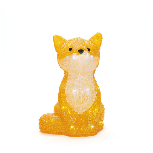 Fox acrylic 27cm LED (Brown / Tan)