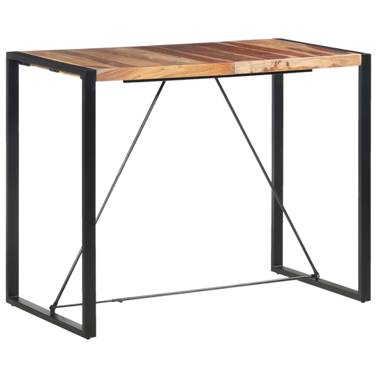 vidaXL Baaripöytä 140x70x110 cm täysi seesampuu