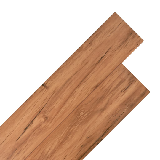 vidaXL PVC-lattialankut ei-itsekiinnittyvä 5,26 m² 2 mm jalava