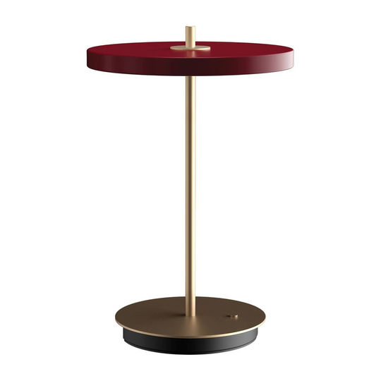 UMAGE Asteria Move -LED-pöytälamppu, rubiini
