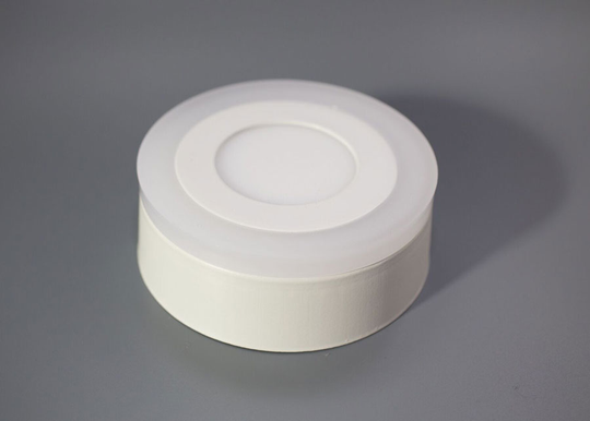 Pintapuolinen paneelivalaisin 3+3 W, Ø10,5 cm