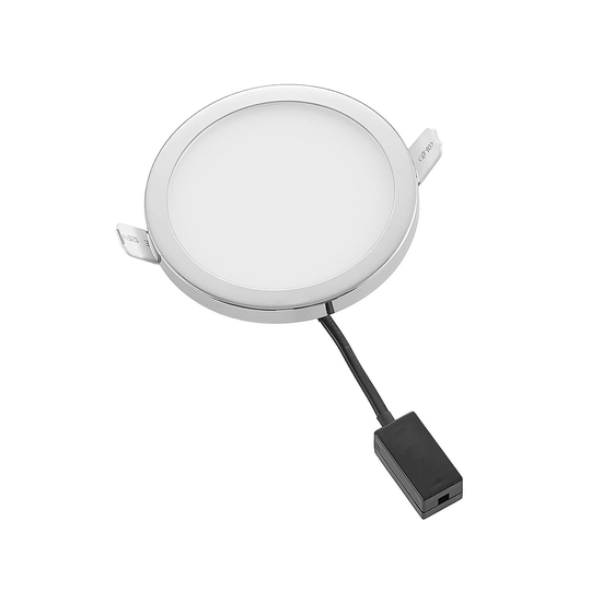 Lindby Skrolla -LED-uppovalaisin, IP44, 1 kpl