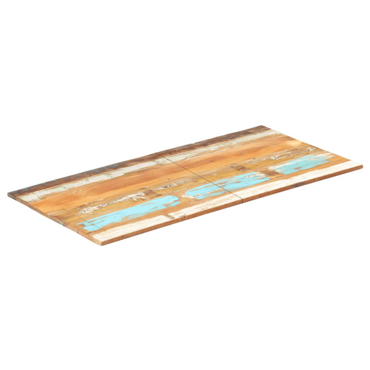 vidaXL Suorakulmainen pöytälevy 60x120 cm 15-16 mm täysi kierrätyspuu
