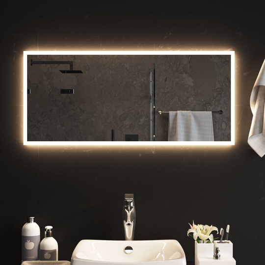 vidaXL LED-kylpyhuoneen peili 90x40 cm