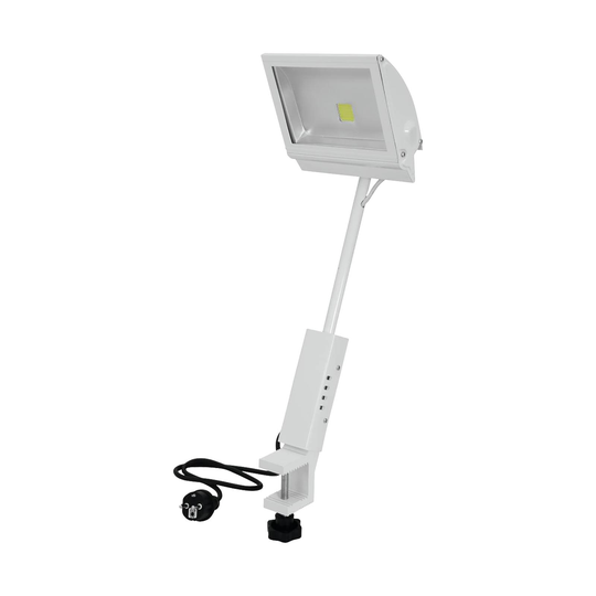 EUROLITE KKL-50-LED-valaisin, kiinnitin 50W valk.