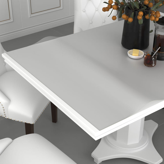 vidaXL Pöytäsuoja matta 90x90 cm 2 mm PVC