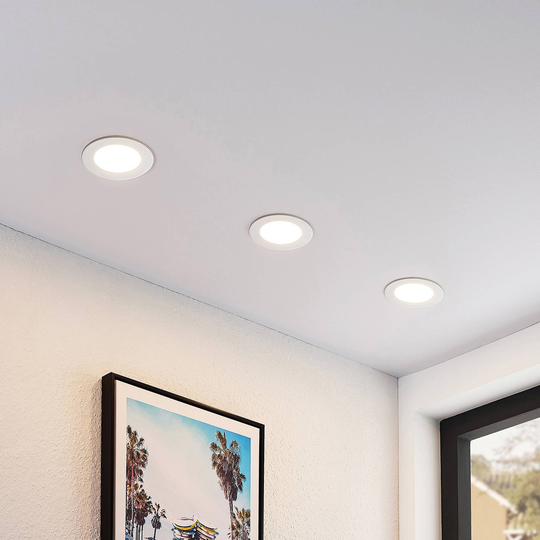 ELC Jupiter LED-uppovalaisin, 3 kpl, valkoinen