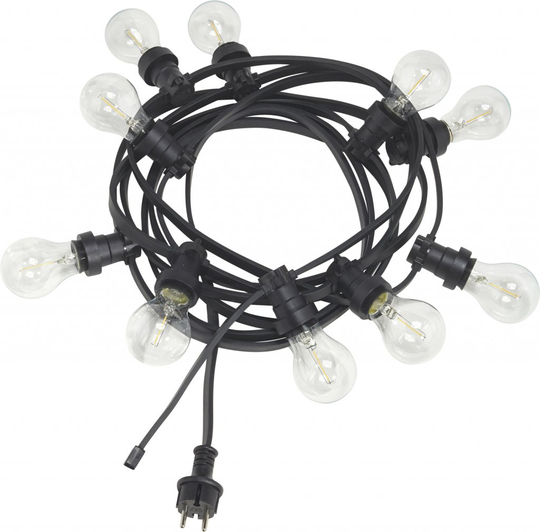 Bright Light String 10 LED (musta)
