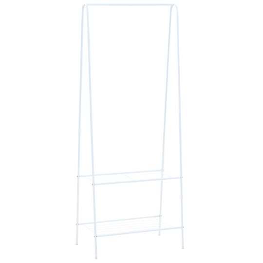 vidaXL Vaateteline 59x35x150 cm valkoinen
