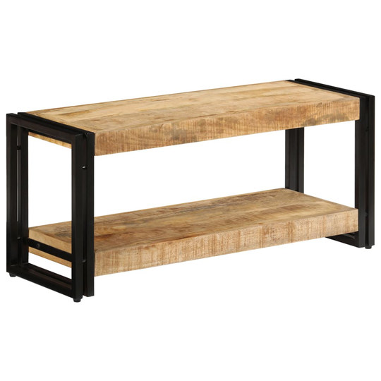 vidaXL TV-taso 90x30x40 cm kiinteä mangopuu