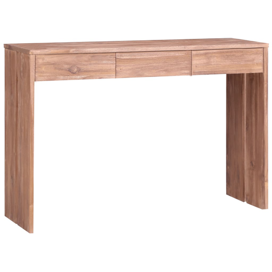vidaXL Konsolipöytä 110x35x75 cm täysi tiikki