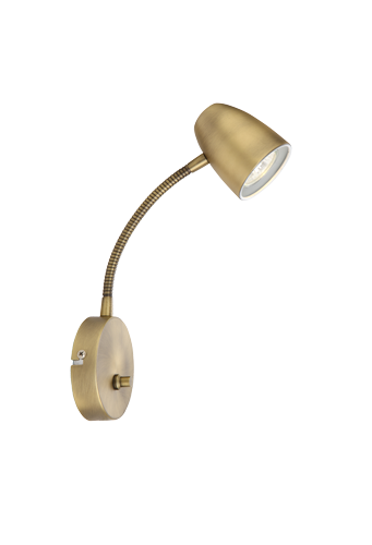 Sandnes reading lamp (antiikki messinki)