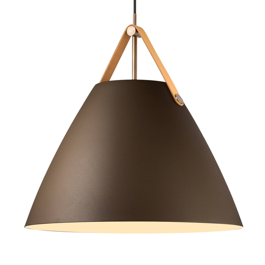 Strap-riippuvalo, metallivarjostin, beige, 48 cm
