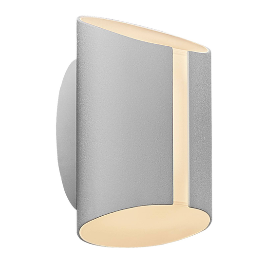 LED-ulkoseinälamppu Grip, CCT Smart Home valkoinen