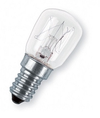 E14 Päronlampa klar 25W
