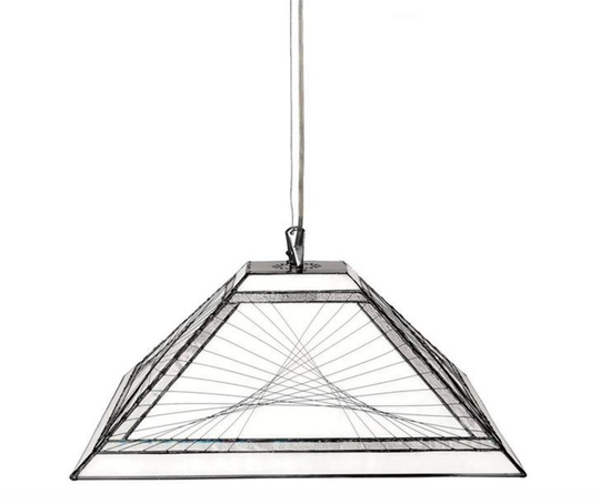 String ceiling light 40cm (musta)