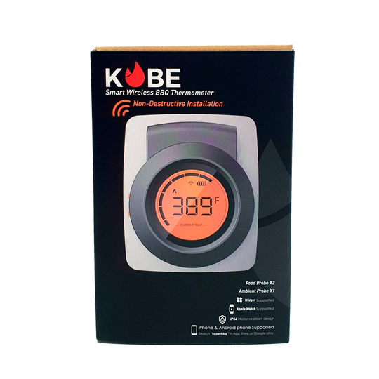 Smart Heat paistomittari KOBE sopii kaikkiin kaasugrilleihin, 2kpl antureita