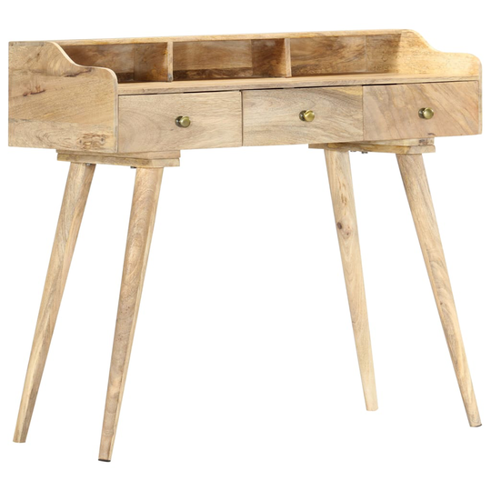 vidaXL Kirjoituslipasto 90x45x86 cm täysi mangopuu