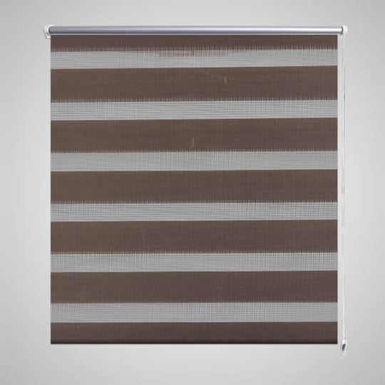 Zebra rullakaihdin 120 x 230 cm kahvinruskea